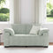 vidaXL - Loveseat - bank - 120 - cm - fluweel - lichtgrijs