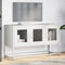 vidaXL - Tv-meubel - 100,5x39x60,5 - cm - koudgewalst - staal - wit