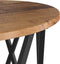 vidaXL - Nesting - Bijzettafels - (Set - van - 2) - - - Rustieke - Houtlook, - Gemaakt - van - Samengesteld - Hout