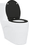 vidaXL - Snelle - Release - Toiletbril - met - Soft - Close - Duroplast - Zwart