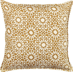 CEIBA - Sierkussen - Beige - 45 x 45 cm - Katoen