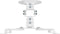 Ceiling Mount for Projectors Aisens White