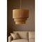 Plafondlamp Home ESPRIT Bruin Metaal Touw 50 x 50 x 50 cm
