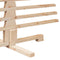 vidaXL - Kerstdecoratie - kerstboom - 210 - cm - massief - grenenhout