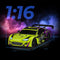 Overmax X-Drifty - R/C Auto 1:16 - 4WD - 20 km/u - 40 Min Speeltijd - LED-lampen - 2 Set Wielen - Drift & Race