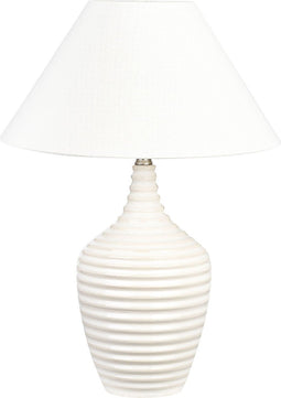 CELESTE - Tafellamp - Beige - Keramiek