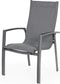 Celina dining tuinstoel stapelbaar aluminium antraciet