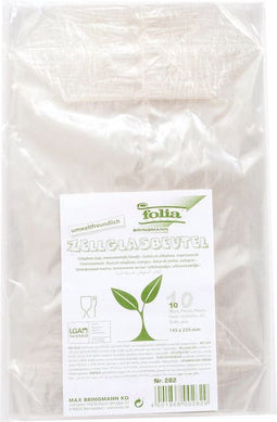 Cellofaanzak Folia 145x235mm transparant - 10 stuks