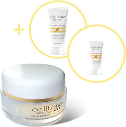Celltone, 3-delige set Slakkengel Huidverzorging - Gezichtscrème 50ml - Bodymilk 200ml - Handcrème 100ml – Gezichtsverzorging - Lichaamsverzorging – Hydraterend, Anti-aging, Verminderd Acne en Littekens
