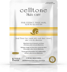 Celltone slakkenslijm sheetmask, gezichtsmasker voor een stralende huid – tissue mask