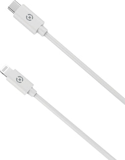 Celly Lightning/usb-c-kabel 2 Meter Pvc Wit