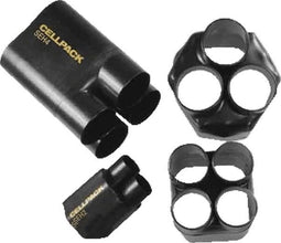 CELP krimpmanchet SEH3, zw, le 85mm, wand 2.5mm