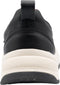 GUESS Bassano - Heren Sneakers - Zwart met witte zool en rood randje