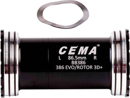 Cema Bracketas BB386 Interlock FSA386/Rotor3D+(30mm)RVS-Zwart