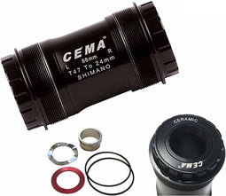 Cema Bracketas T47 SRAM GXP-Keramisch-Zwart