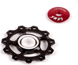 Cema Derailleurwieltjes ALU SRAM EAGLE 12V-keramisch-zwart