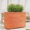 vidaXL - Plantenbak - 90x40x72,5 - cm - massief - grenenhout - wasbruin