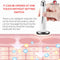 Cenocco Beauty Magnetic Micro Vibration Facial Massager with LED