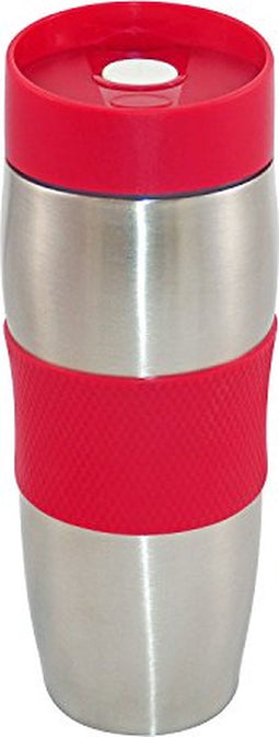 Cenocco CC-6000: Roestvrijstalen vacuüm reisbeker Rood