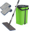 Cenocco Home Platte Dweil - Inclusief Emmer - Groen - 23x19x39 cm