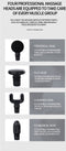 Cenocco Portable Mini Massage Gun Donkergrijs