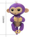 Cenocco Vingerspeelgoed Happy Monkey Roze