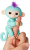 Cenocco Vingerspeelgoed Happy Monkey Turkoois
