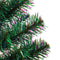 vidaXL - Kunstkerstboom - met - iriserende - uiteinden - 120 - cm - PVC - groen