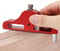 Center Scriber Markeercentrumzoeker Tool voor houtbewerking Aluminiumlegering Minder dan 95 mm Meetbereik 1 mm Meetnauwkeurigheid (rood)