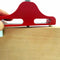 Center Scriber Markeercentrumzoeker Tool voor houtbewerking Aluminiumlegering Minder dan 95 mm Meetbereik 1 mm Meetnauwkeurigheid (rood)