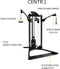 Centr 1 Home Gym Functional Trainer - Cable Crossover - DAP - Krachtstation - Zwart