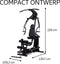 Centr Body Weight Home Gym - Krachtstation - Fitness - Krachttraining - Mat Zwart