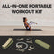 Centr by Chris Hemsworth Fitness Kit 14 in 1 - 3x Weerstandsband - 5x Fitnesstube - 2x D-hendels - 2x Ankle Straps - 1x Deuranker - 1x Reistas - Thuis fitness