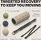 Centr by Chris Hemsworth Recovery Kit 6 in 1 - Foam Roller - Lacrosse Bal - Spikey Bal - Trigger Point Bal - Stretchband - Massage Roller Stick - Thuis fitness