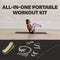Centr by Chris Hemsworth Workout Kit 15 in 1 - 3x Weerstandsband - 5x Fitnesstube - 2x D-hendels - 1x Rechte Fitness Bar - 2x Ankle Straps - 1x Deuranker - 1x Reistas - Thuis fitness