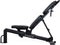Centr FID - Trainingsbank - Fitnessbank - Telescopisch verstelbaar - met ingebouwde Utility Stool - Zwart