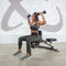Centr FID - Trainingsbank - Fitnessbank - Telescopisch verstelbaar - met ingebouwde Utility Stool - Zwart