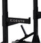 Centr Half Rack - Squat Rack - Power Rack - met Pull-Up Bar - Zwart