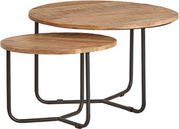 Centro ronde salontafel, set van 2