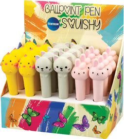 Centrum 24 Foam balpen dier 3 ass. in display 89536