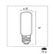 Century Afzuigkaplamp | 9 W | E27 | Filament LED | Peer | 1 Stuks