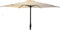 Aluminium Parasol met handig opdraaisysteem - Ø300 cm - Lichtgrijs