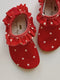 Konges Sløjd - Kelly Red Dot - Swim Frill Shoes - Zwemschoenen / Turnpantoffel - Zwemslof - Waterschoen - Anti-slip - Maat 22/23