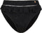 Beachlife 44 - High Waist bikinibroekje - Black Embroidery - Zwart