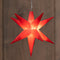 Anna's Collection - Red 3D Star 12Cm / 1Led Warm White / 1,5M Trans...