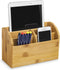 CEP desk organizer uit bamboe, staand, 5 vakken