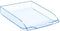 Cep Ice Blue A4 brievenbak, polystyreen, 370 x 270 x 61 mm, transparant, blauw