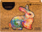 UNIDRAGON Houten Puzzel Voor Volwassenen Dier - Schitterend Konijn - 195 stukjes - Medium 29x30 cm