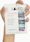 LAUED Nagelstickers - Nail Wraps - 16 Extreem Dunne Nagellak Stickers - Manicure Nail Art Folie - Miss Flower