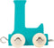 Small Foot - Houten Lettertrein Kleur - L